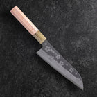 Santoku VG-10 Polished Sakura Buffalo Light Pink Maple Handle 175mm-[Musashi]-[Japanese-Kitchen-Knives]