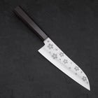 Santoku VG-10 Polished Sakura Ebony Handle 175mm (6.8”)-[Musashi]-[Japanese-Kitchen-Knives]