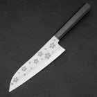 Santoku VG-10 Polished Sakura Ebony Handle 175mm-[Musashi]-[Japanese-Kitchen-Knives]