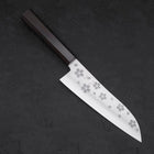 Santoku VG-10 Polished Sakura Ebony Handle 175mm-[Musashi]-[Japanese-Kitchen-Knives]