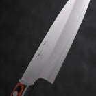 Santoku VG-10 Polished Western Black Brown Handle 170mm-[Musashi]-[Japanese-Kitchen-Knives]