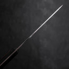 Santoku VG-10 Polished Western Black Brown Handle 170mm-[Musashi]-[Japanese-Kitchen-Knives]