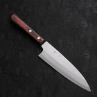 Santoku VG-10 Polished Western Black Brown Handle 170mm-[Musashi]-[Japanese-Kitchen-Knives]