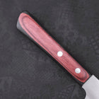 Santoku VG-10 Polished Western Black Red Handle 170mm-[Musashi]-[Japanese-Kitchen-Knives]