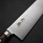 Santoku VG-10 Polished Western Mahogany Handle 180mm-[Musashi]-[Japanese-Kitchen-Knives]