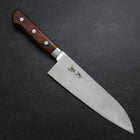 Santoku VG-10 Polished Western Mahogany Handle 180mm-[Musashi]-[Japanese-Kitchen-Knives]