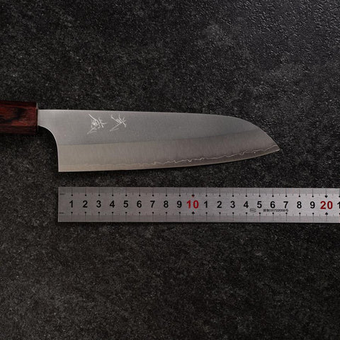 Santoku VG-10 Polished Zelkova Handle 165mm (6.5”)-[Musashi]-[Japanese-Kitchen-Knives]