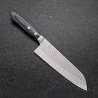 Santoku VG-10 Tsuchime Damascus Western Blue Handle 170mm-[Musashi]-[Japanese-Kitchen-Knives]