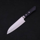 Santoku VG-10 Tsuchime Damascus Western Dark Blue Handle 130mm-[Musashi]-[Japanese-Kitchen-Knives]