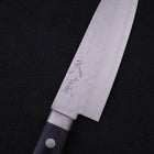Santoku VG-10 Tsuchime Damascus Western Dark Blue Handle 130mm-[Musashi]-[Japanese-Kitchen-Knives]
