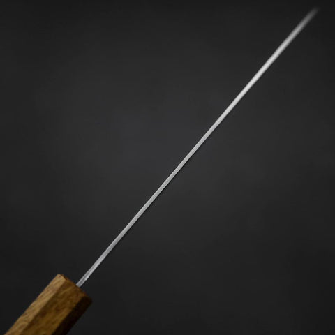 Santoku VG-10 Tsuchime Damascus Yaki-Urushi Handle 170mm-[Musashi]-[Japanese-Kitchen-Knives]