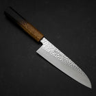 Santoku VG-10 Tsuchime Damascus Yaki-Urushi Handle 170mm-[Musashi]-[Japanese-Kitchen-Knives]