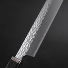 Santoku VG-10 Tsuchime Oval Charcoal Handle 165mm (6.5”)-[Musashi]-[Japanese-Kitchen-Knives]