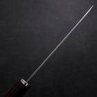 Santoku VG-10 Tsuchime Oval Mahogany Handle 165mm (6.5”)-[Musashi]-[Japanese-Kitchen-Knives]