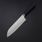 Santoku VG-10 Tsuchime Oval Purple Handle 165mm-[Musashi]-[Japanese-Kitchen-Knives]
