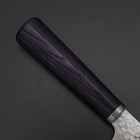 Santoku VG-10 Tsuchime Oval Purple Handle 165mm-[Musashi]-[Japanese-Kitchen-Knives]