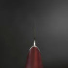 Santoku VG-10 Tsuchime Oval Red Handle 165mm-[Musashi]-[Japanese-Kitchen-Knives]