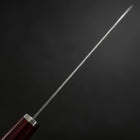 Santoku VG-10 Tsuchime Oval Red Handle 165mm-[Musashi]-[Japanese-Kitchen-Knives]