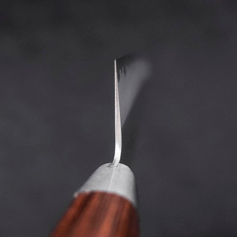 Santoku VG-10 Tsuchime Western Handle 180mm (7”)-[Musashi]-[Japanese-Kitchen-Knives]