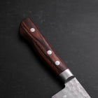 Santoku VG-10 Tsuchime Western Mahogany Handle 175mm-[Musashi]-[Japanese-Kitchen-Knives]