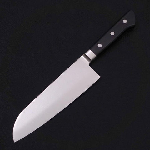 Santoku VG-5 Damascus Western Handle 175mm-[Musashi]-[Japanese-Kitchen-Knives]