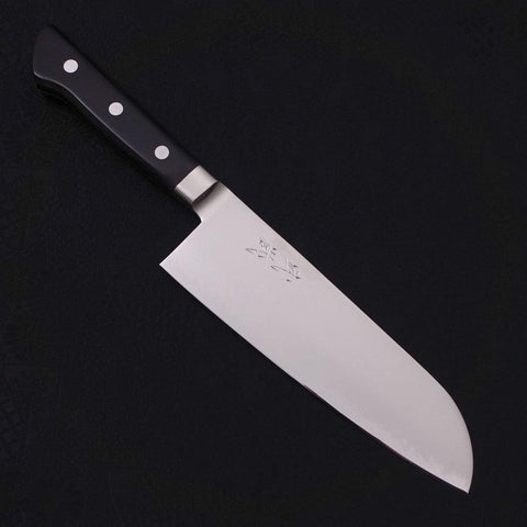 Santoku VG-5 Damascus Western Handle 175mm-[Musashi]-[Japanese-Kitchen-Knives]