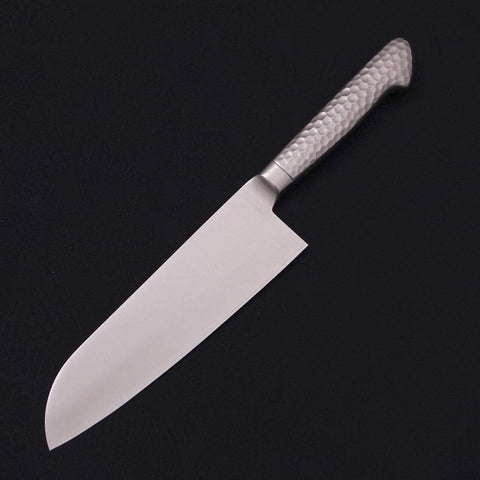 Santoku VG-5 Polished Western Handle 175mm (6.8”)-[Musashi]-[Japanese-Kitchen-Knives]