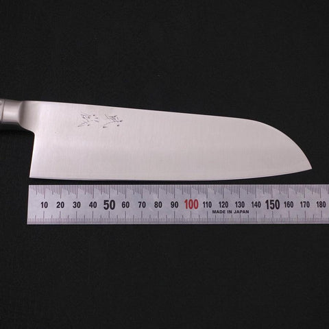 Santoku VG-5 Polished Western Handle 175mm (6.8”)-[Musashi]-[Japanese-Kitchen-Knives]