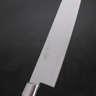 Santoku VG-5 Polished Western Mahogany Handle 180mm-[Musashi]-[Japanese-Kitchen-Knives]
