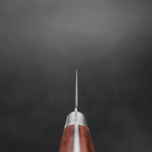 Santoku VG-5 Polished Western Mahogany Handle 180mm-[Musashi]-[Japanese-Kitchen-Knives]