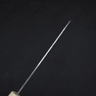 Santoku White Steel #1 Stainless Clad Tsuchime Ocean White Blue Handle 165mm (6.5”)-[Musashi]-[Japanese-Kitchen-Knives]