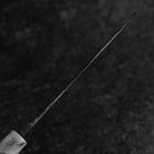 Santoku White Steel #2 Kurouchi Cherry Handle 165mm-[Musashi]-[Japanese-Kitchen-Knives]