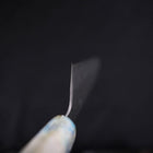Santoku White Steel #1 Stainless Clad Tsuchime Ocean White Mix Handle 165mm-[Musashi]-[Japanese-Kitchen-Knives]