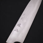 Santoku White Steel #1 Super Polished Buffalo Magnolia Handle 180mm-[Musashi]-[Japanese-Kitchen-Knives]