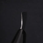 Santoku White Steel #1 Super Polished Buffalo Magnolia Handle 180mm-[Musashi]-[Japanese-Kitchen-Knives]