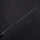 Santoku White Steel #2 Kurouchi Chokin Ukiyo-E Buffalo Ebony Handle 170mm-[Musashi]-[Japanese-Kitchen-Knives]