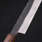 Santoku White Steel #2 Kurouchi Sumi Urushi Handle 165mm-[Musashi]-[Japanese-Kitchen-Knives]