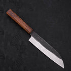 Santoku White Steel #2 Kurouchi Sumi Urushi Handle 165mm-[Musashi]-[Japanese-Kitchen-Knives]