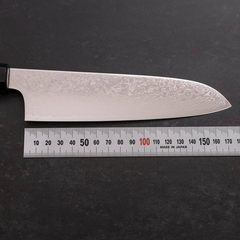 Santoku ZA-18 Damascus Buffalo Magnolia Handle 180mm (7”)
