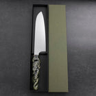 Santoku ZA-18 Damascus Ceramics Dragon Handle 180mm-[Musashi]-[Japanese-Kitchen-Knives]