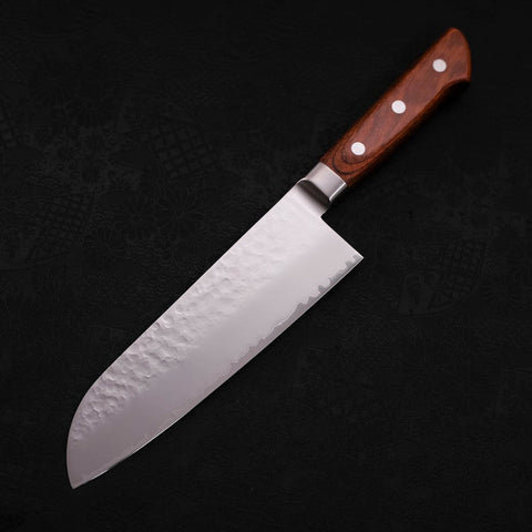 Santoku VG-5 Tsuchime Mango Occidental de Caoba 175 mm