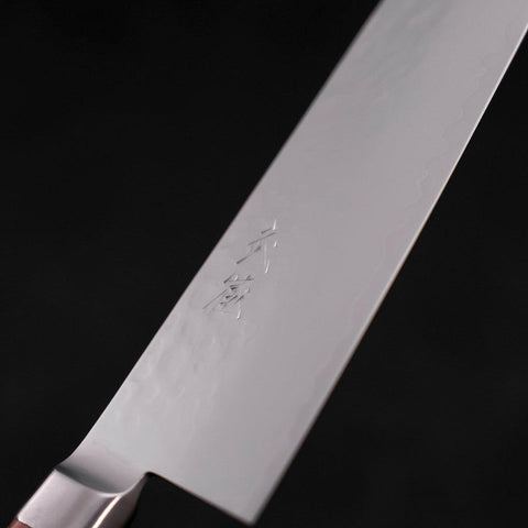 Santoku VG-5 Tsuchime Mango Occidental de Caoba 175 mm