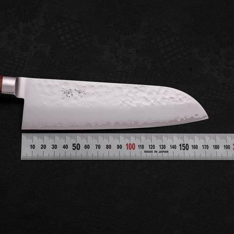 Santoku VG-5 Tsuchime Mango Occidental de Caoba 175 mm
