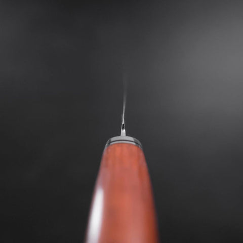 Steak knife VG-10 Damascus Andes Teak Handle 115mm-[Musashi]-[Japanese-Kitchen-Knives]