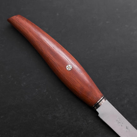 Steak knife VG-10 Damascus Andes Teak Handle 115mm-[Musashi]-[Japanese-Kitchen-Knives]