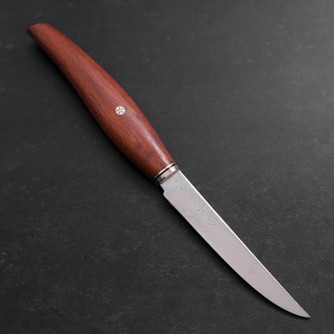 Steak knife VG-10 Damascus Andes Teak Handle 115mm-[Musashi]-[Japanese-Kitchen-Knives]