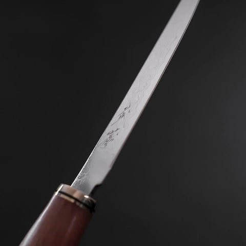 Steak knife VG-10 Damascus Walnut Handle 115mm-[Musashi]-[Japanese-Kitchen-Knives]