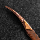 Steak knife VG-10 Mirror Damascus Maple Handle 100mm - Brown (3.9”)-[Musashi]-[Japanese-Kitchen-Knives]