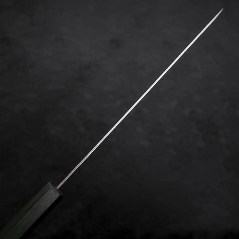 Sujihiki AUS-10 Nashiji Damasco Mango Urushi Verde 240mm
