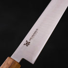 Sujihiki AUS-10 Polished Oak Handle 240mm-[Musashi]-[Japanese-Kitchen-Knives]